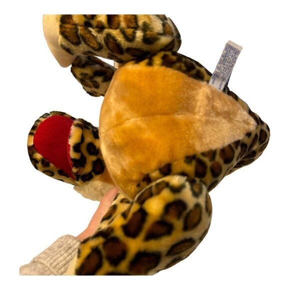 Cheetah Print Dinosaur Plush Stuffed Animal Toy 14 Inch Soft Kids Gift Boy Girl - Picture 8 of 14
